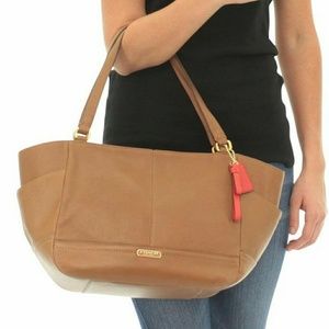 💕Coach Park Leather Tote Handbag